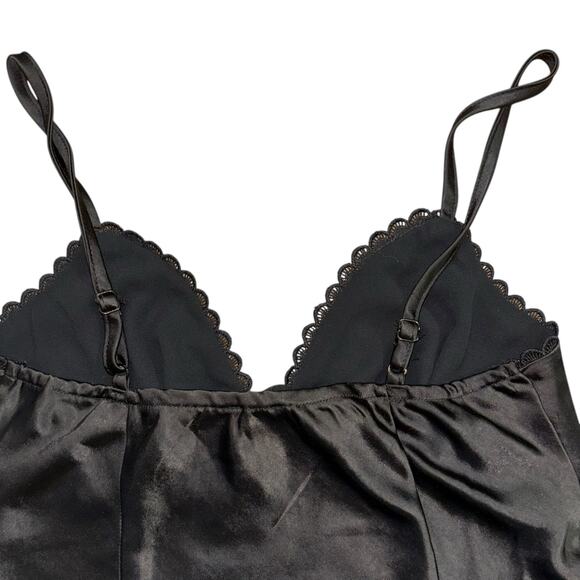 Princess Polly Satin Babydoll Little Black Dress Women’s 2 Bachelorette Party - Picture 4 of 11